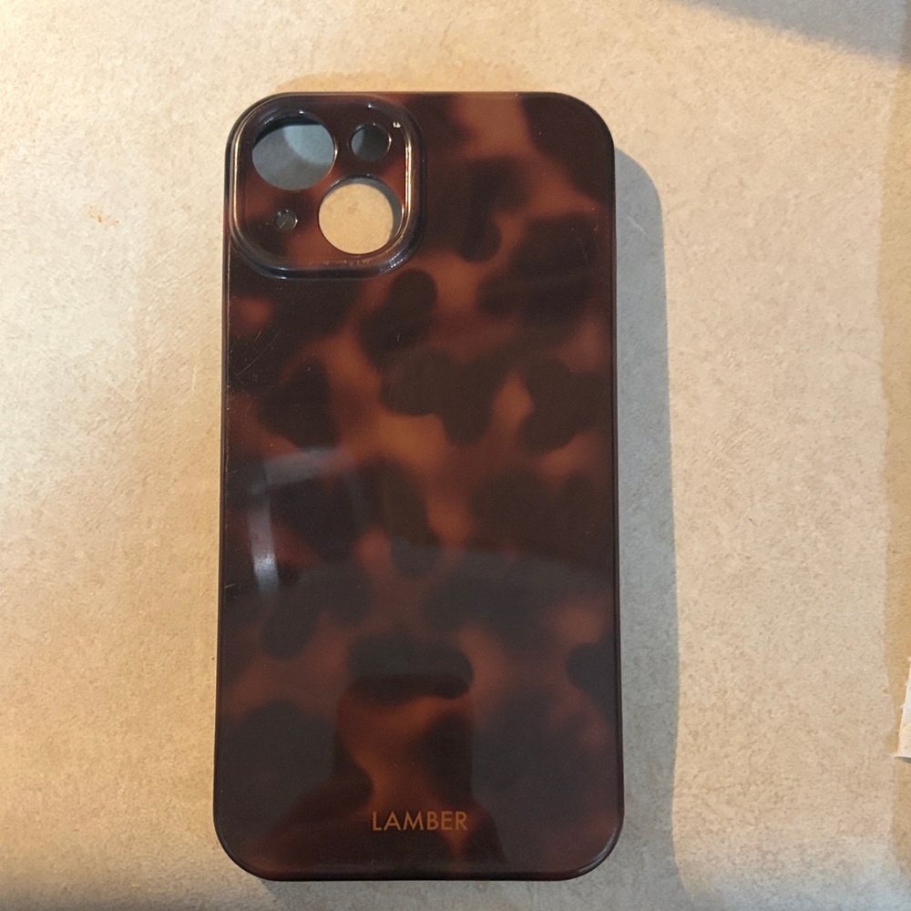 Tortoise Shell Phone Case - Brown